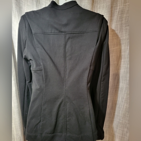 Gothic military jacket womens sz  M safari style pockets with black buttons - Picture 6 of 13